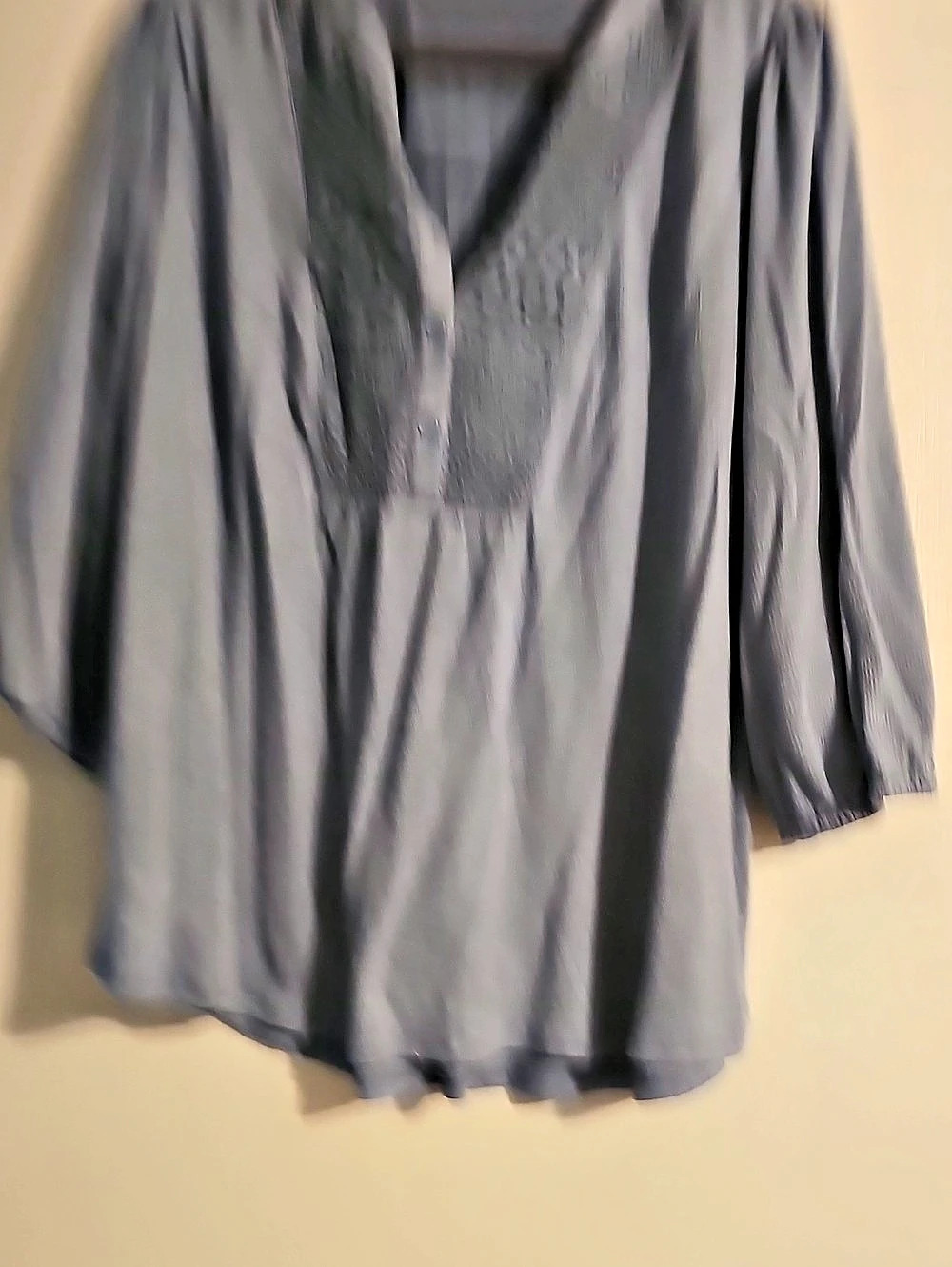 Gray Blouse Like New 2X